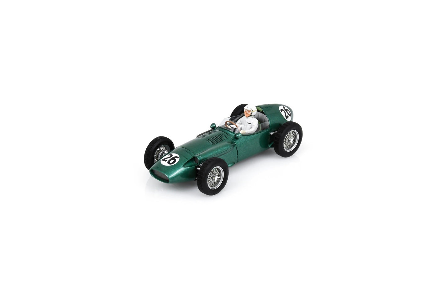 【2025年12月発売予定】 Spark S8138 1/43 Aston Martin DBR4 No.26 10th Italian GP 1959 Carroll Shelby