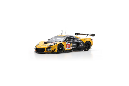 Spark S9155 1/43 Corvette Z06 GT3.R No.81 TF SPORT Le Mans 24H 2024 C. Eastwood - R. Andrade - T. Van Rompuy