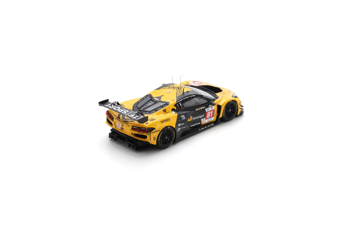 Spark S9155 1/43 Corvette Z06 GT3.R No.81 TF SPORT Le Mans 24H 2024 C. Eastwood - R. Andrade - T. Van Rompuy