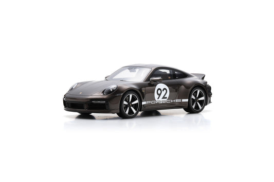 Schuco 12U00004 1/12 Porsche 911 (992) Sport Classic - Macadamia Metallic with Heritage Design Package 2023