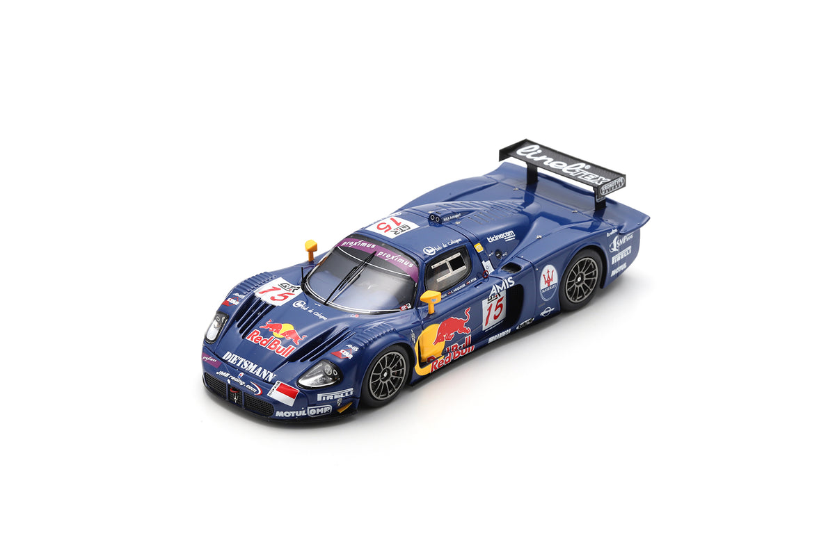 Spark 100SPA19 1/43 Maserati MC12 GT1 No.15 JMB Racing 2nd 24H Spa 2005 A. Bertolini - K. Wendlinger - P. Peter