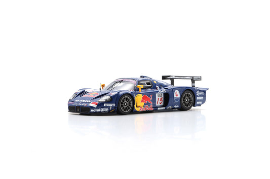 【2025年1月以降発売予定】 Spark 100SPA19 1/43 Maserati MC12 GT1 No.15 JMB Racing 2nd 24H Spa 2005 A. Bertolini - K. Wendlinger - P. Peter