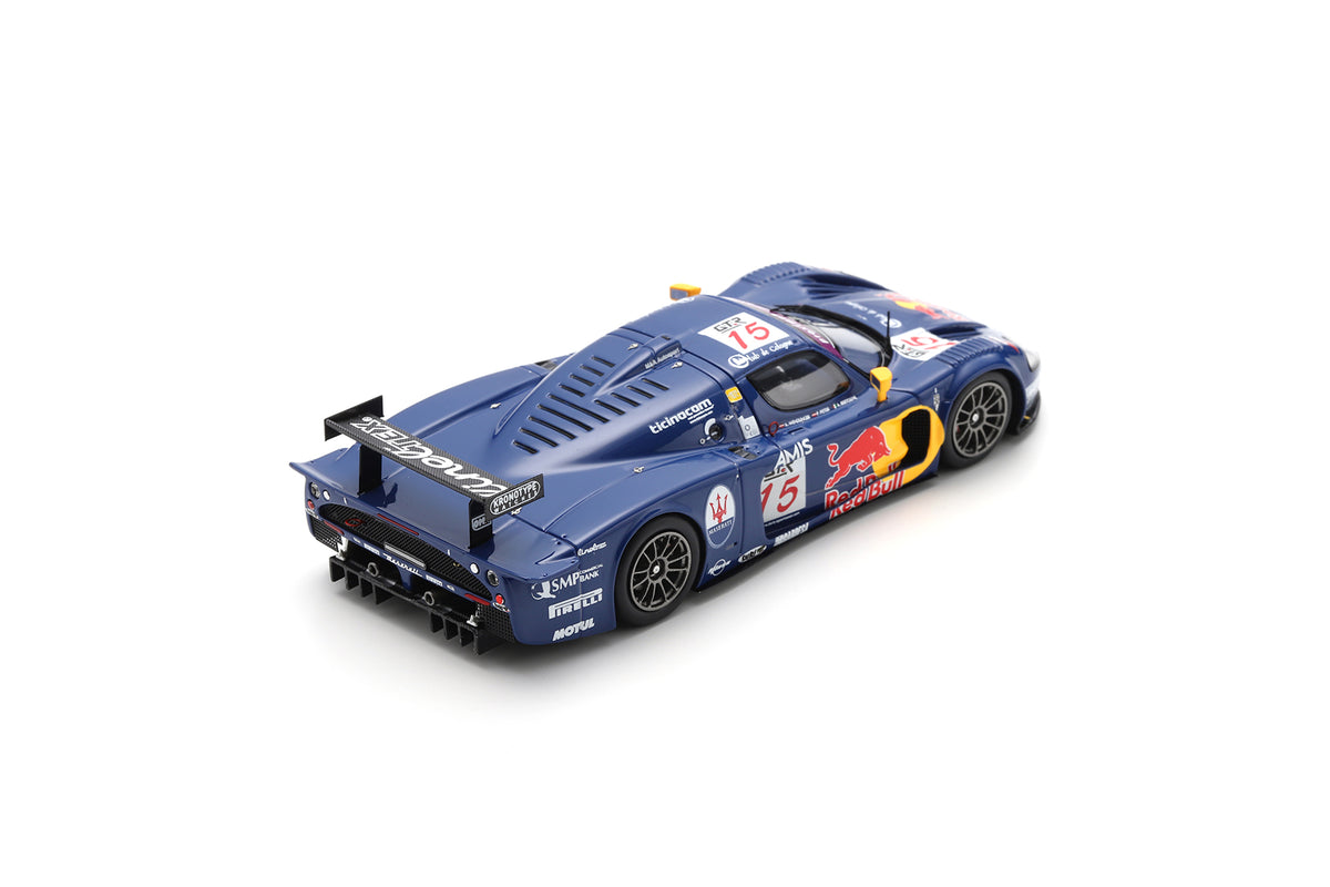 Spark 100SPA19 1/43 Maserati MC12 GT1 No.15 JMB Racing 2nd 24H Spa 2005 A. Bertolini - K. Wendlinger - P. Peter