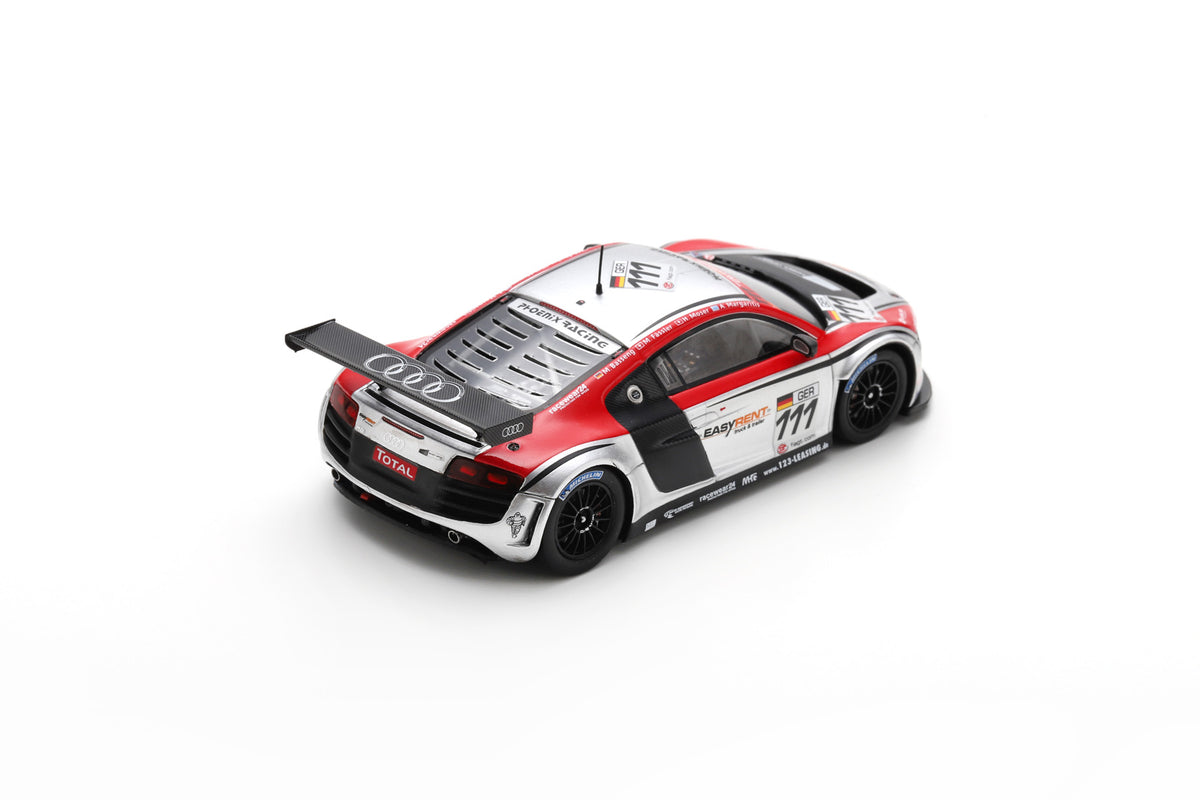 Spark 100SPA21 1/43 Audi R8 LMS No.111 Phoenix Racing 3rd 24H Spa 2009 H. Moser - M. Fässler - A. Margaritis - M. Basseng