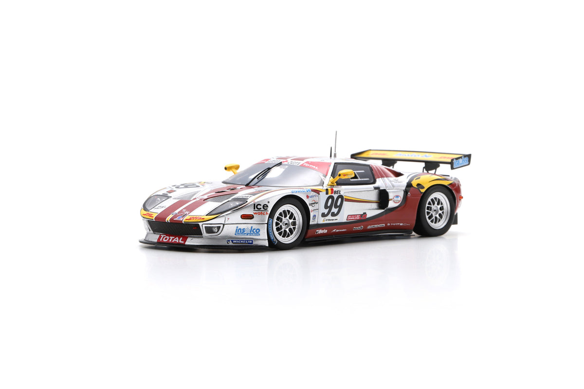 Spark 100SPA23 1/43 Ford GT No.99 Marc VDS Racing Team 8th 24H Spa 2010 B. Leinders - M. Duez - M. Martin