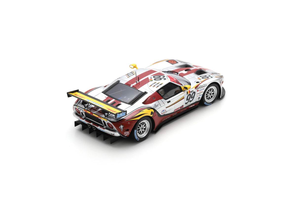 Spark 100SPA23 1/43 Ford GT No.99 Marc VDS Racing Team 8th 24H Spa 2010 B. Leinders - M. Duez - M. Martin