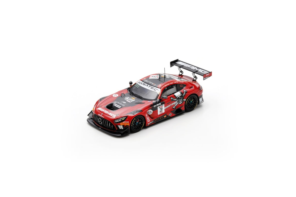 Spark SB800 1/43 Mercedes-AMG GT3 EVO No.3 GetSpeed Winner Silver class 24H Spa 2024 Y. Mettler – J. Kell – A. Bartone – A. Walker