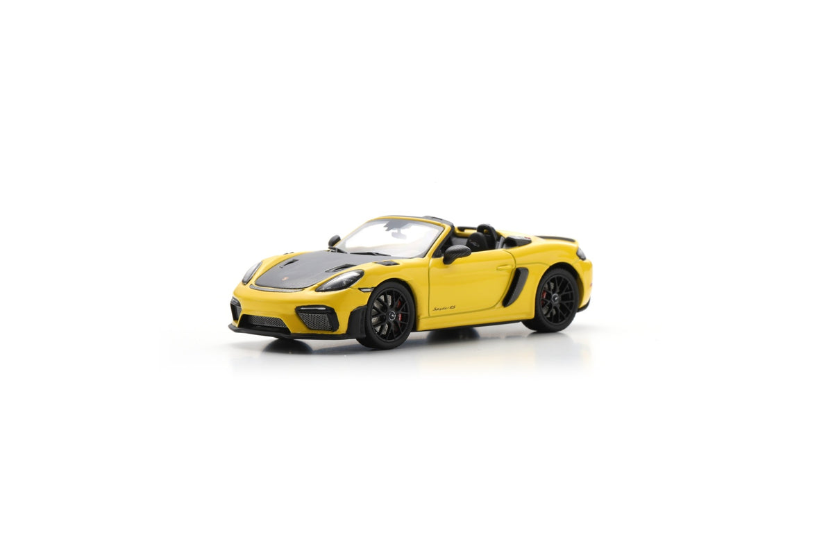 【2025年9月以降発売予定】 Schuco 43U00012 1/18 Porsche 718 Spyder RS 2023 - Racing Yellow
