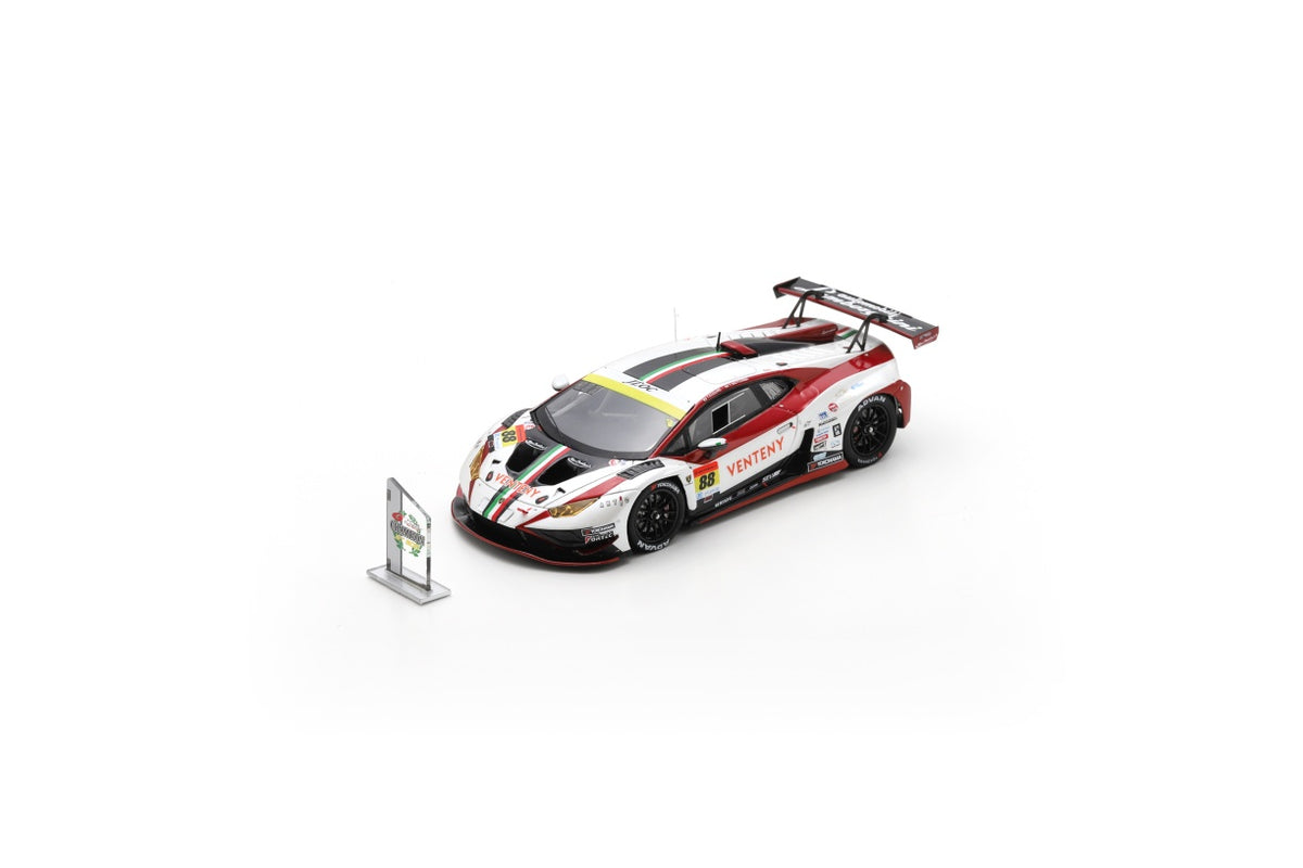 Spark 43SGT2024C3 1/43 VENTENY Lamborghini GT3 No.88 JLOC Champion GT300 SUPER GT 2024 with CHAMPION BOARD T. Kogure - Y. Motojima