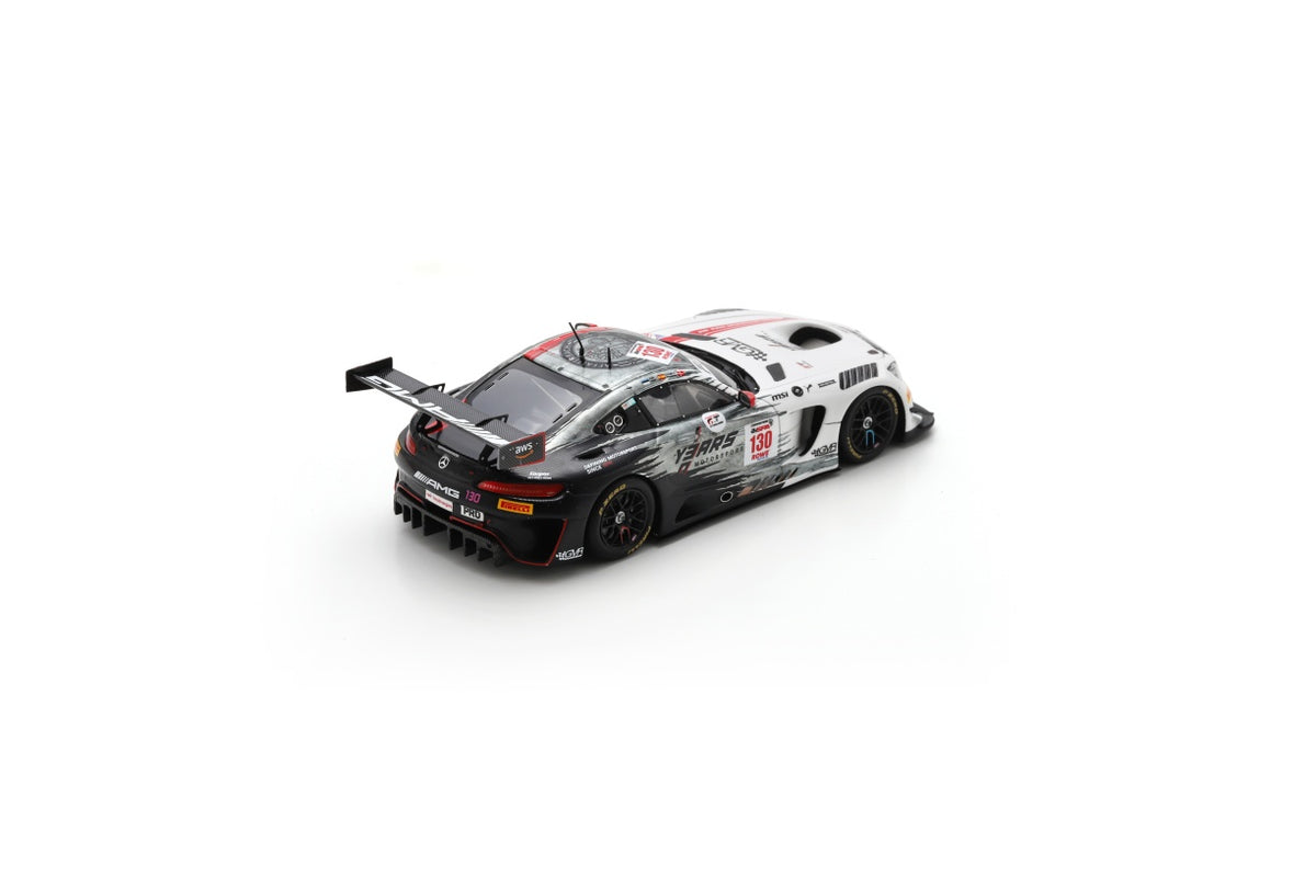 Spark SB822 1/43 Mercedes-AMG GT3 EVO No.130 Mercedes-AMG Team GruppeM Racing 24H Spa 2024 F. Vesti – D. Juncadella – R. Aron