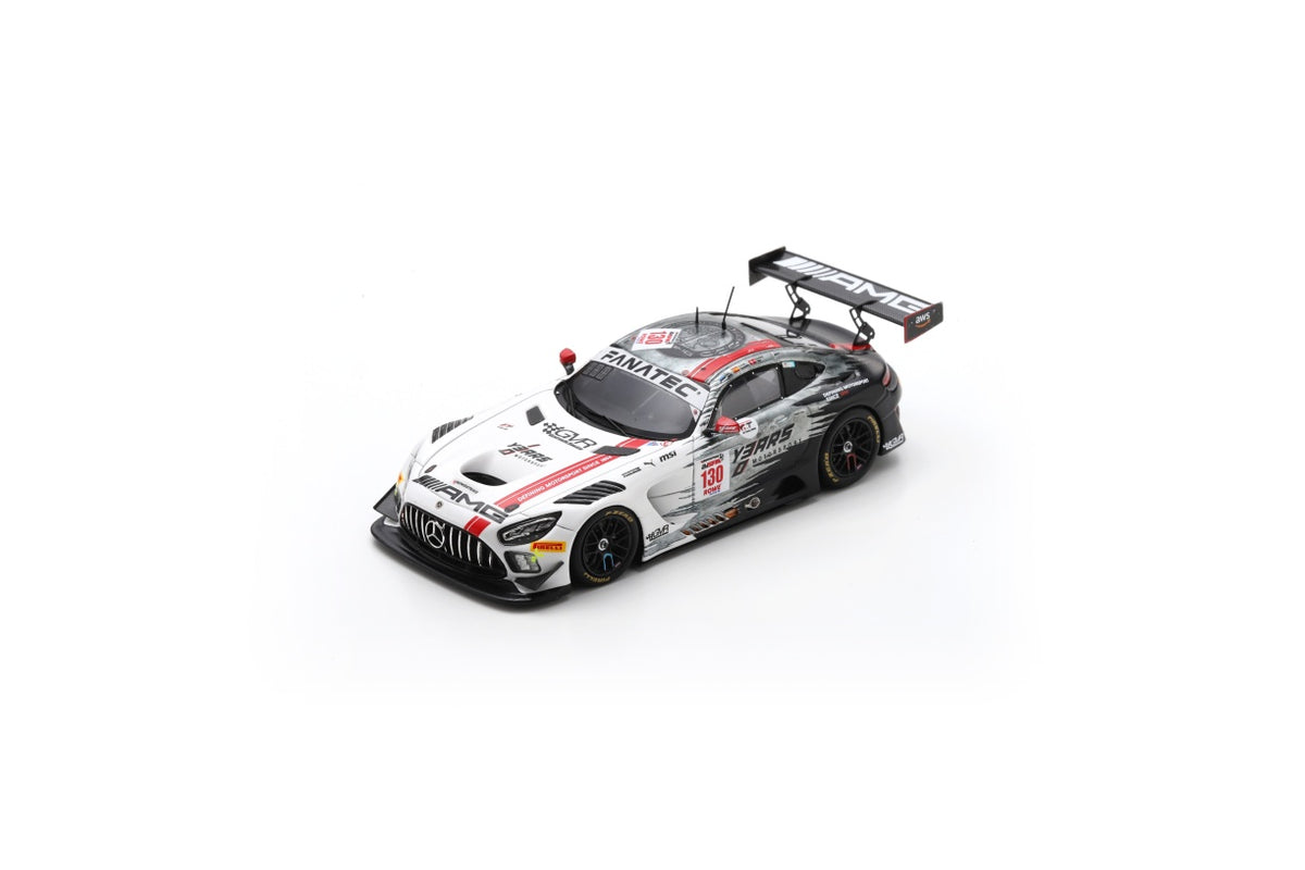Spark SB822 1/43 Mercedes-AMG GT3 EVO No.130 Mercedes-AMG Team GruppeM Racing 24H Spa 2024 F. Vesti – D. Juncadella – R. Aron