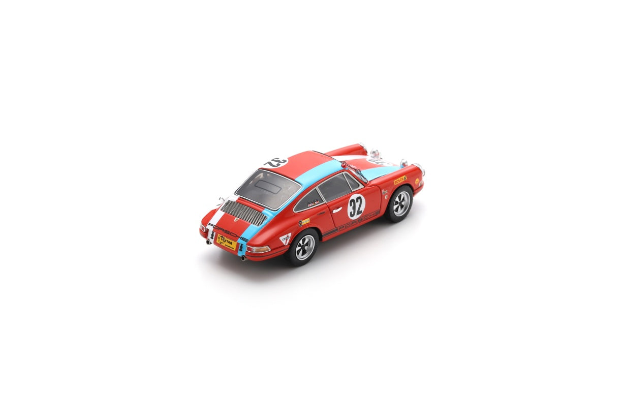 Spark 43SPA1968 1/43 Porsche 911 No.32 Winner 24H Spa 1968 W. Kauhsen - H. Kelleners - E. Kremer