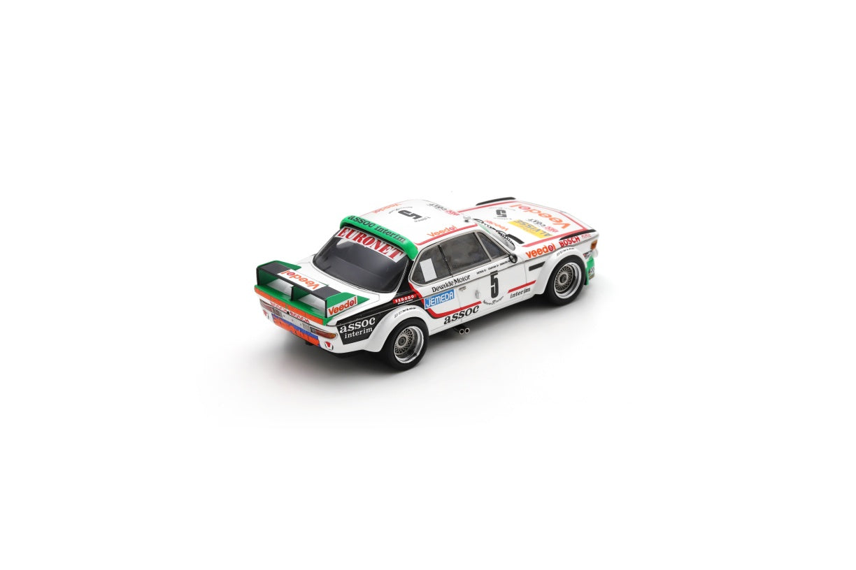 Spark 43SPA1976 1/43 BMW 3.0 CSL No.5 Winner 24H Spa 1976 "Chavan" - J.M. Detrin - N. Demuth