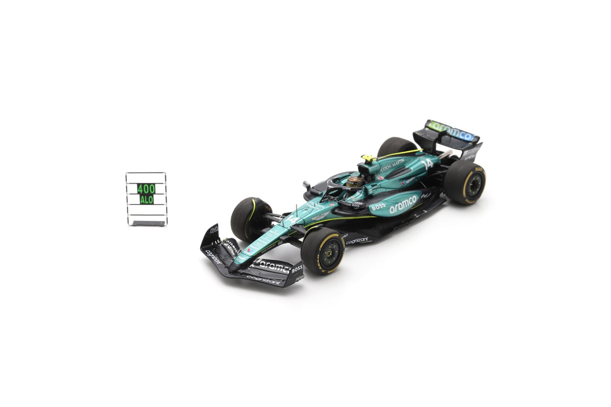 Spark S9553 1/43 Aston Martin AMR24 Aston Martin Aramco F1 Team No.14 Mexican GP 2024 Fernando Alonso