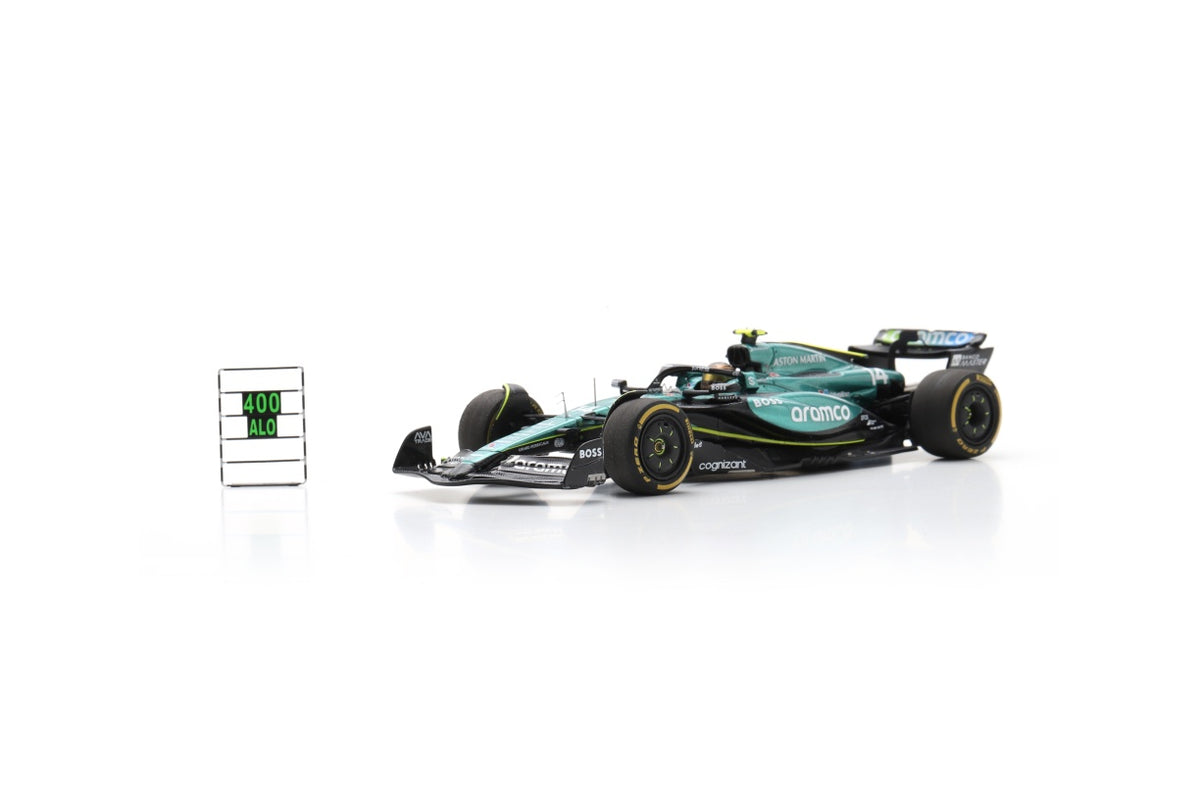 Spark S9553 1/43 Aston Martin AMR24 Aston Martin Aramco F1 Team No.14 Mexican GP 2024 Fernando Alonso