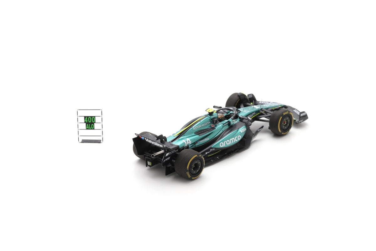 Spark S9553 1/43 Aston Martin AMR24 Aston Martin Aramco F1 Team No.14 Mexican GP 2024 Fernando Alonso