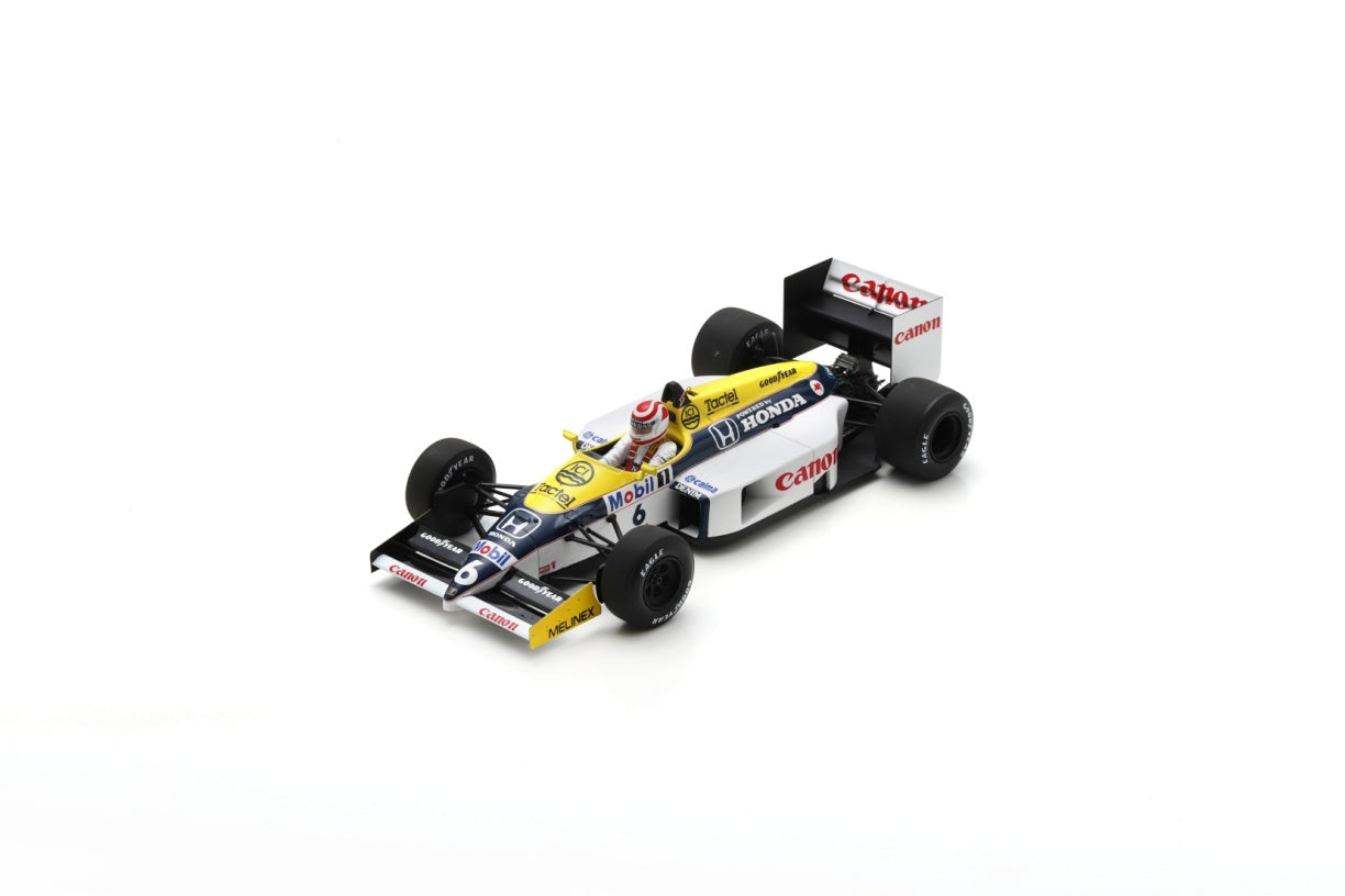【2025年12月以降発売予定】 Spark 18S737 1/18 Williams FW11 No.6 Winner Brazil GP 1986 Nelson Piquet