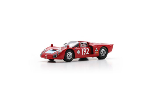 【2025年12月以降発売予定】 Spark SI034 1/43 Alfa Romeo T33-2 No.192 3rd Targa Florio 1968 L. Bianchi - M. Casoni