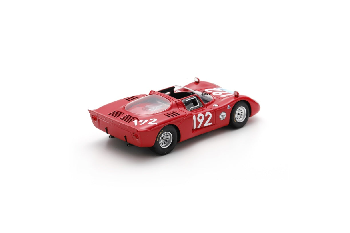 【2025年12月以降発売予定】 Spark SI034 1/43 Alfa Romeo T33-2 No.192 3rd Targa Florio 1968 L. Bianchi - M. Casoni