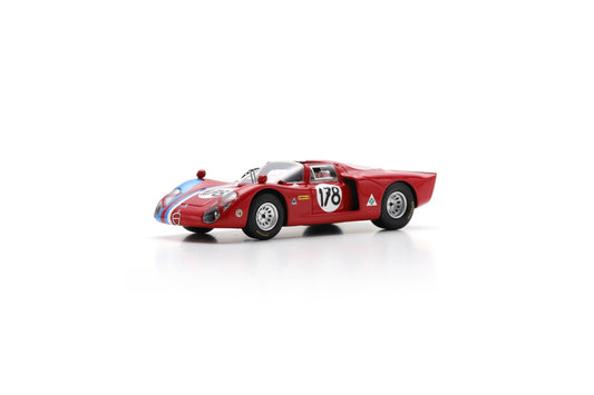 【2025年12月以降発売予定】 Spark SI035 1/43 Alfa Romeo T33-2 No.178 5th Targa Florio 1968 A. Pilette - R. Slotemaker
