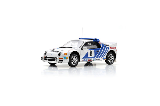 【2025年10月発売予定】 Spark 18S779 1/18 Ford RS200 No.8 3rd Swedish Rally 1986 K. Grundel – B. Melander