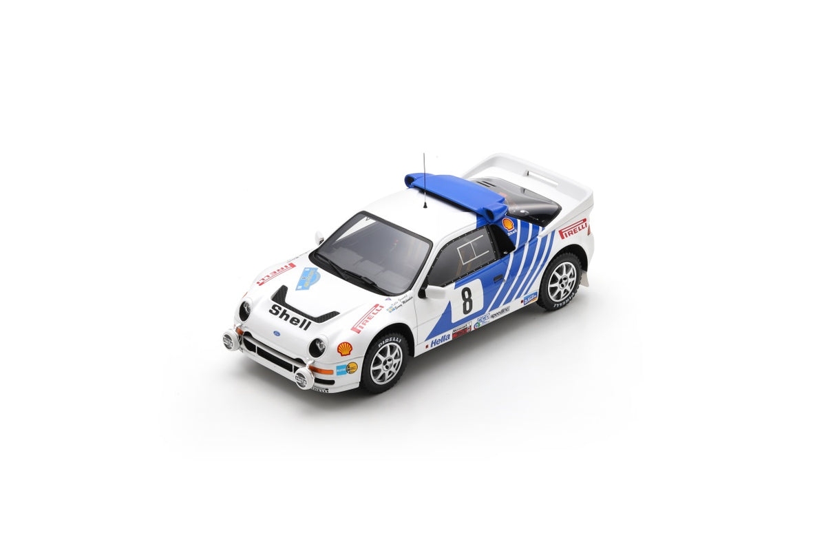 【2025年10月発売予定】 Spark 18S779 1/18 Ford RS200 No.8 3rd Swedish Rally 1986 K. Grundel – B. Melander