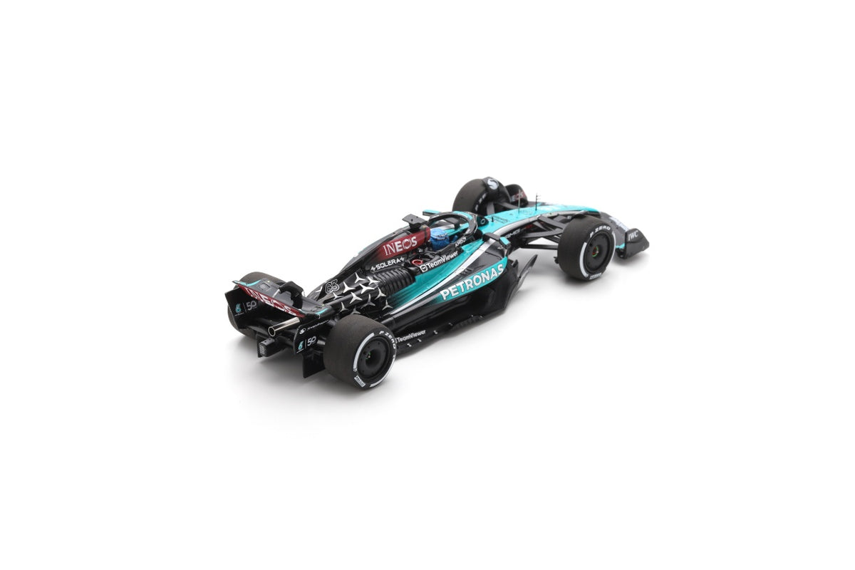 Spark S9569 1/43 Mercedes-AMG PETRONAS Formula One Team No.63 F1 W15 E Performance 4th Singapore GP 2024 George Russell