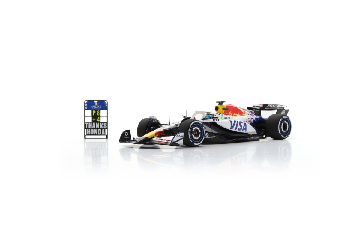 Spark S9574 1/43 Racing Bulls VCARB 02 No.6 Visa Cash App Racing 8th Japanese GP 2025Bulls Formula One Team Isack Hadjar