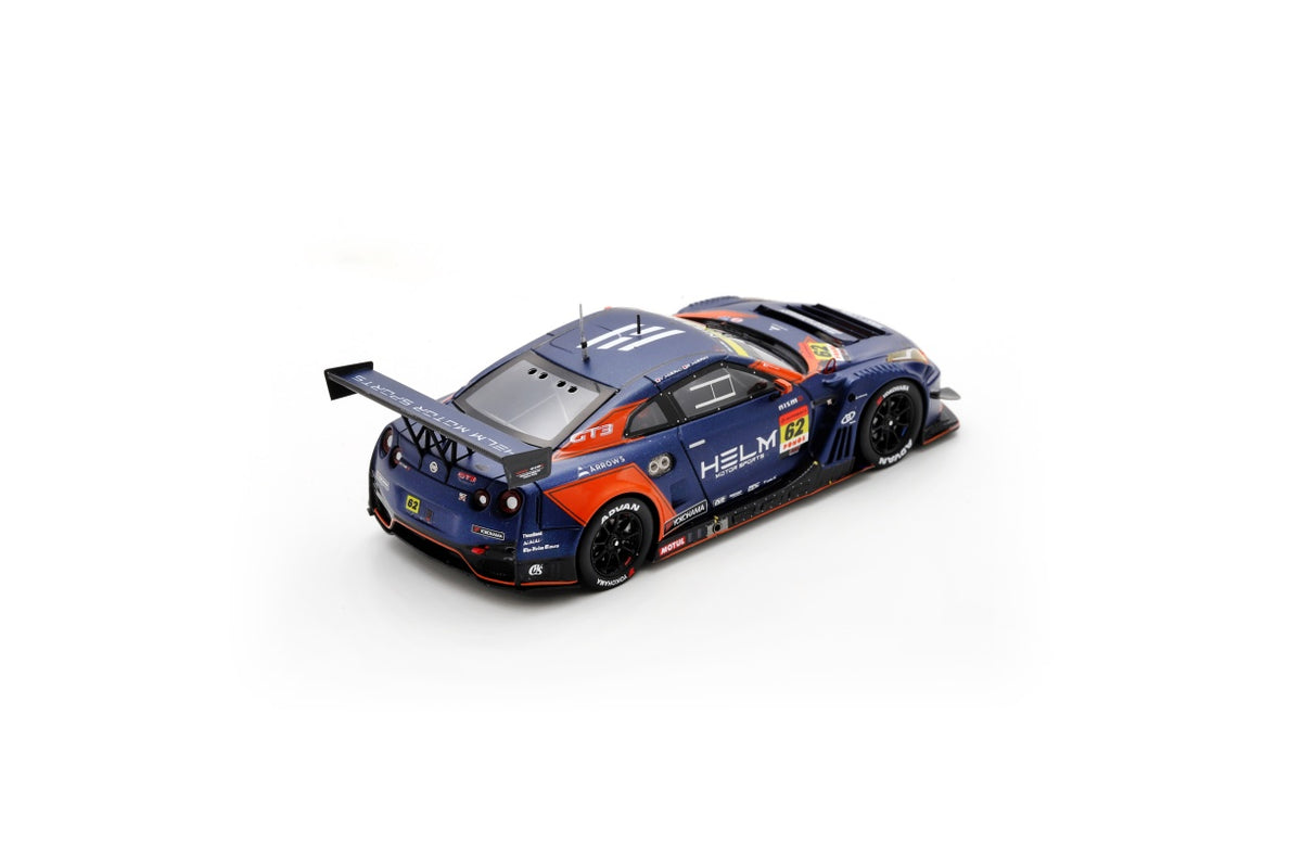 Spark 43SGT25062 1/43 HELM MOTORSPORTS GT-R HELM MOTORSPORTS No.52 GT300 SUPER GT 2025 Y. Hiraki - R. Hiraki