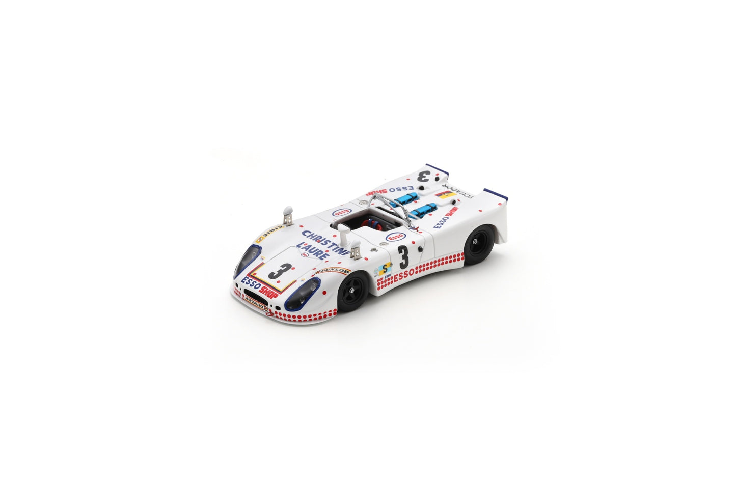 【2025年12月発売予定】 Spark S9799 1/43 Porsche 908/2 No.3 24H Le Mans 1975 C. Poirot - G.Ortega - G. Cuinet