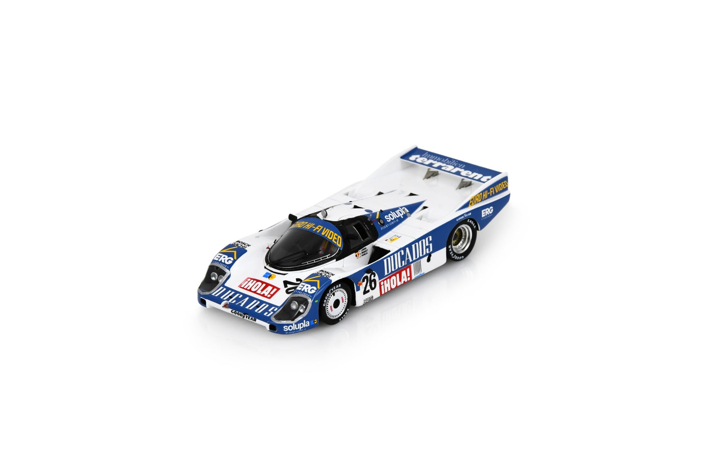 Spark S9865 1/43 Porsche 956 No.26 8th 24H Le Mans 1985 J. Lässig - J. Pareja - H. Regout