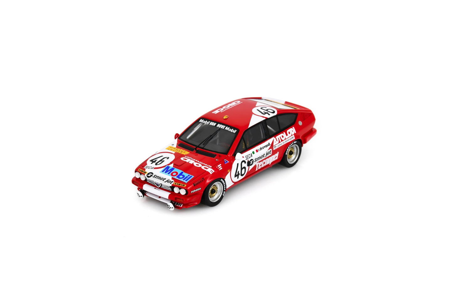 【2025年12月以降発売予定】 Spark SB542 1/43 Alfa Romeo GTV 6 No.46 14th 24H Spa 1982 R. Drovandi - V. Ciardi - R. Croce