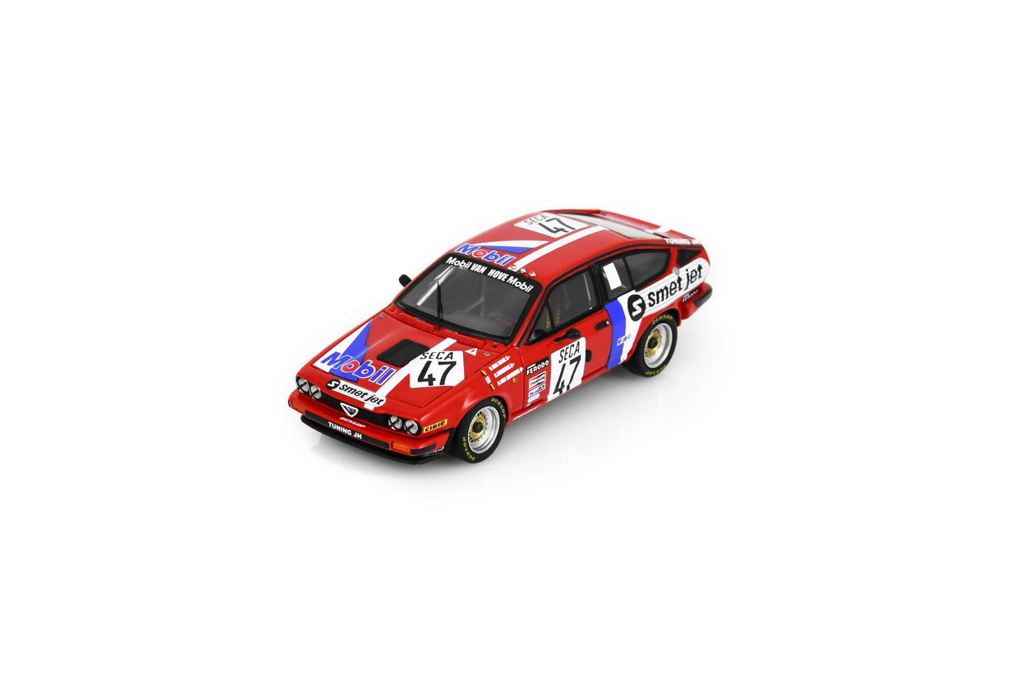 【2025年12月以降発売予定】 Spark SB543 1/43 Alfa Romeo GTV 6 No.47 24H Spa 1982 R. Van Hove - D. Snobeck - D. van Mieghem