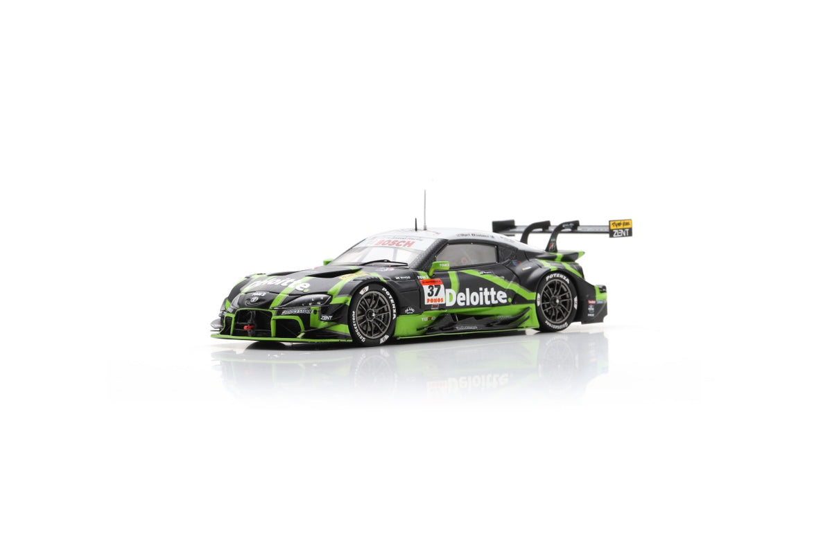 Spark 43SGT25037 1/43 Deloitte TOM'S GR Supra TGR TEAM Deloitte TOM'S No.37 GT500 SUPER GT 2025 U. Sasahara - G. Alesi