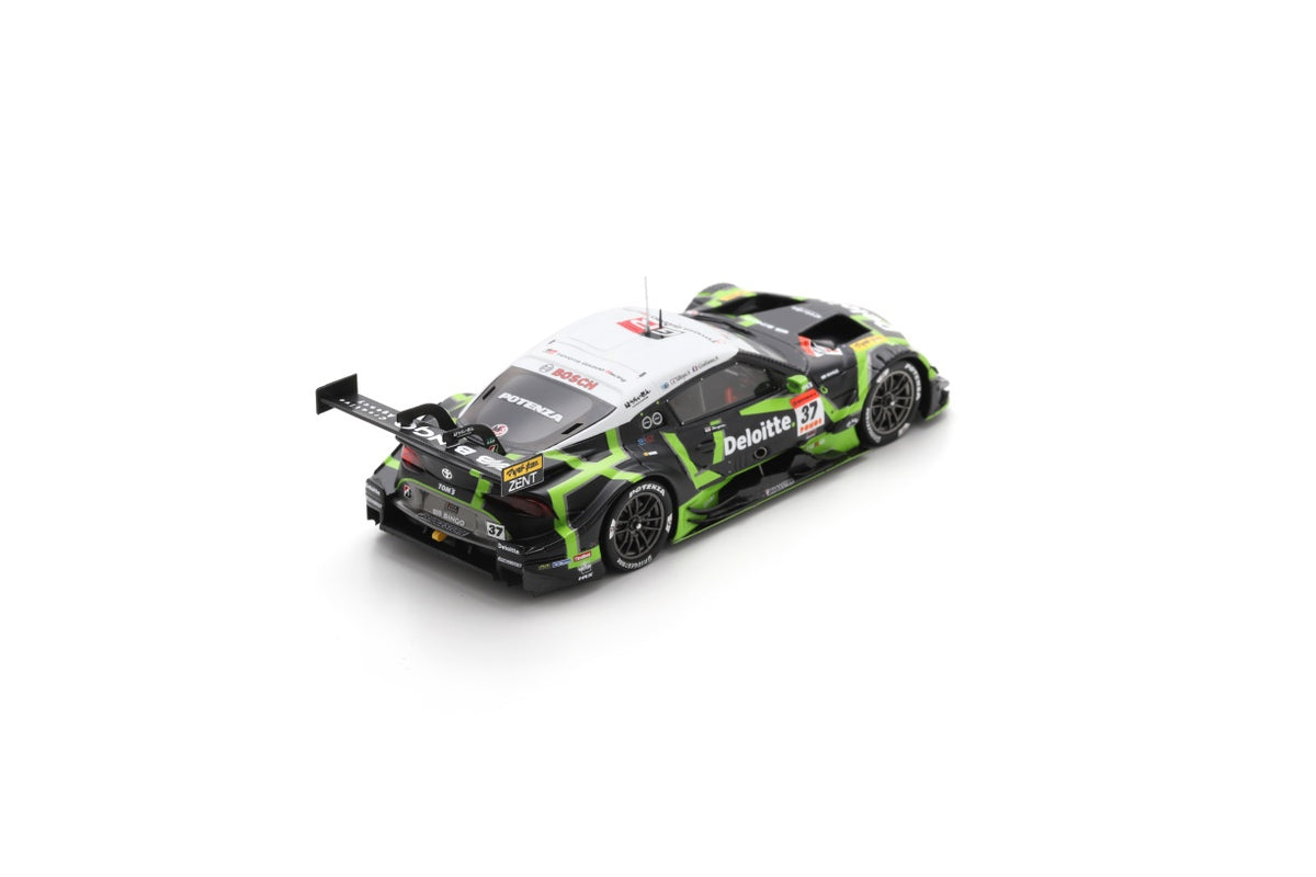 Spark 43SGT25037 1/43 Deloitte TOM'S GR Supra TGR TEAM Deloitte TOM'S No.37 GT500 SUPER GT 2025 U. Sasahara - G. Alesi
