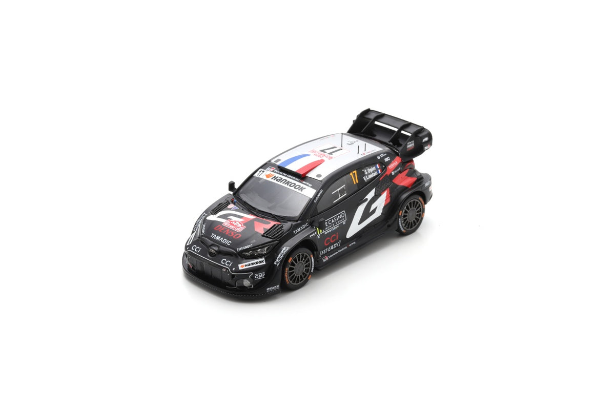 Spark S6888 1/43 TOYOTA GR Yaris Rally1 No.17 TOYOTA GAZOO Racing WRT Winner Rally Monte Carlo 2025 S. Ogier - V. Landais S. Ogier's 10th Rally Monte Carlo victories