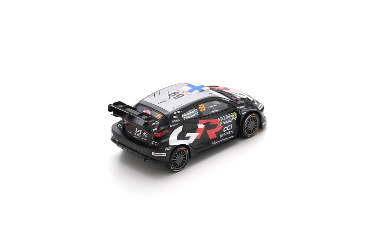 Spark S6890 1/43 TOYOTA GR Yaris Rally1 No.69 TOYOTA GAZOO Racing WRT 4th Rally Monte Carlo 2025 K. Rovanperä - J. Halttunen