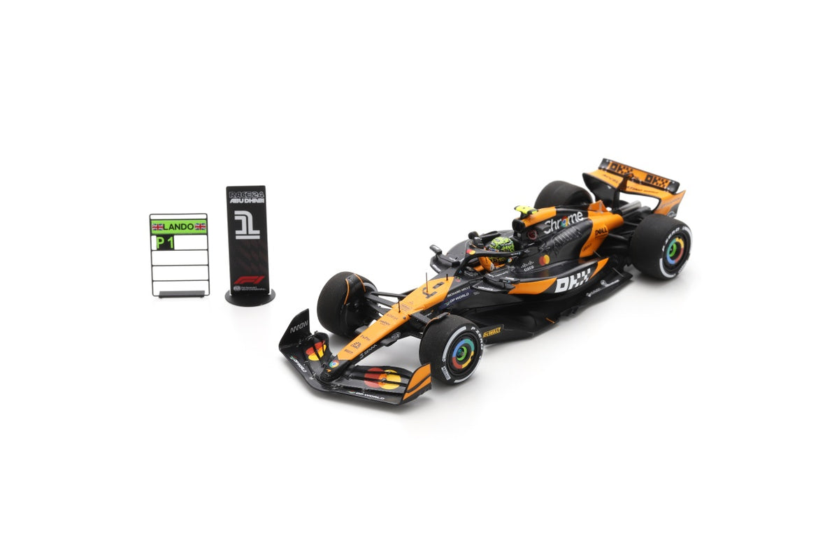 Spark S9568 1/43 McLaren MCL38 McLaren No.4 Winner Abu Dhabi GP 2024 Lando Norris