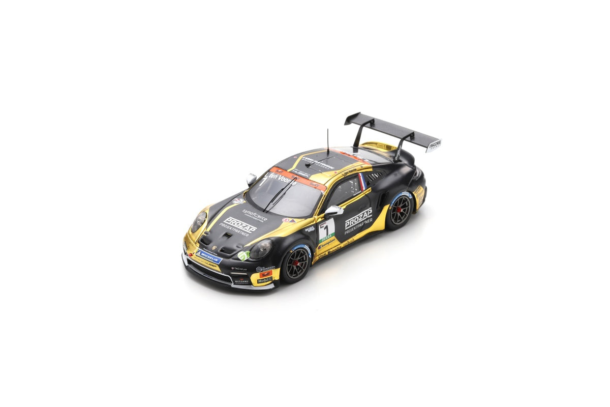 Spark SG718 1/43 Porsche 911 GT3 Cup No.1 Porsche Carrera Cup Deutschland Champion 2024 Larry ten Voorde