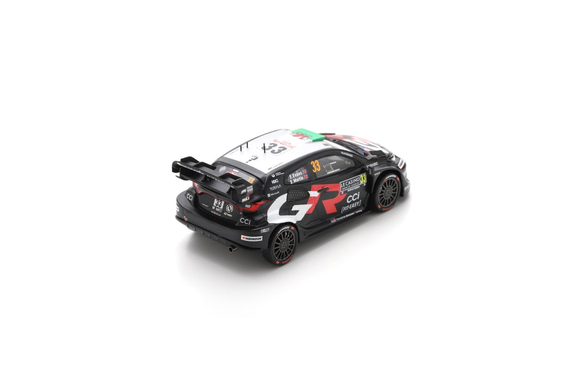 Spark S6889 1/43 TOYOTA GR Yaris Rally1 No.33 TOYOTA GAZOO Racing WRT 2nd Rally Monte Carlo 2025 E. Evans - S. Martin