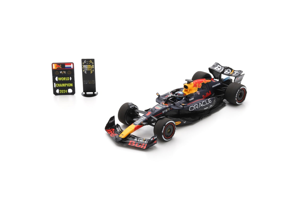 Spark S9547 1/43 Oracle Red Bull Racing RB20 No.1 Oracle Red Bull Racing 2024 Formula One Drivers' Champion Max Verstappen