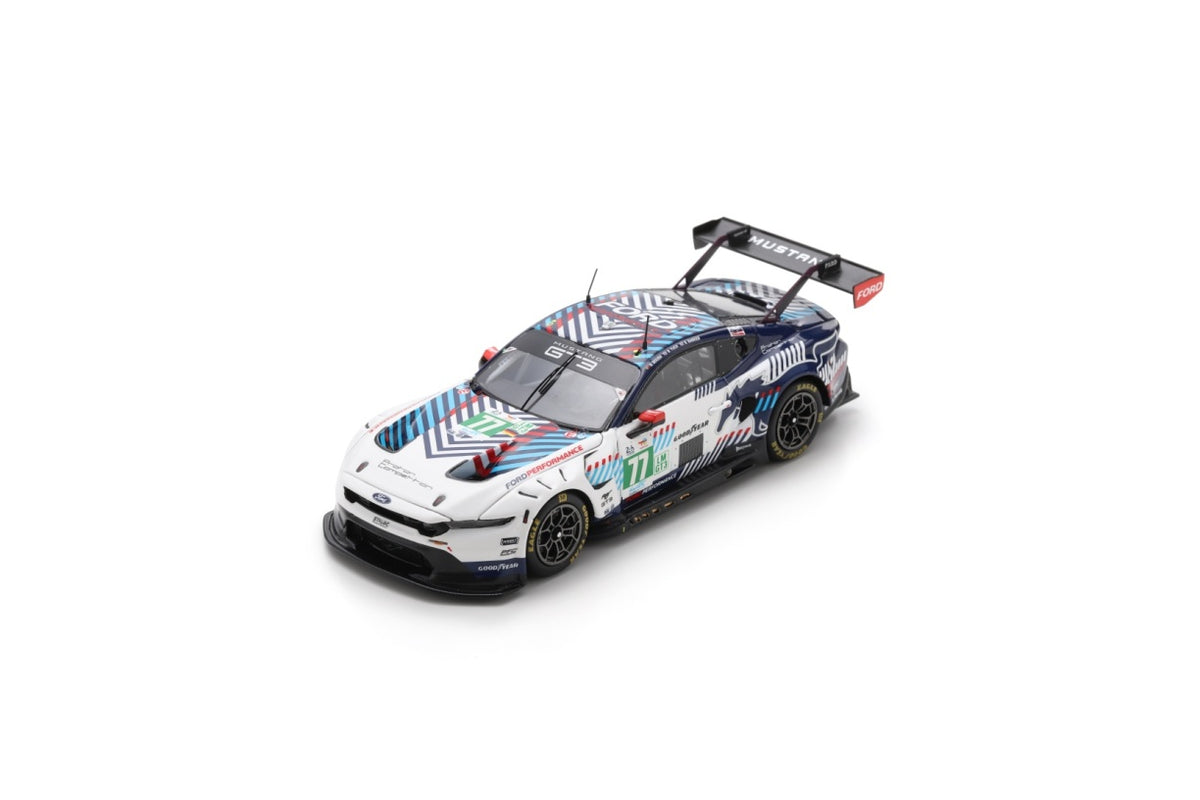 Spark S9299 1/43 Ford Mustang LMGT3 No.77 PROTON COMPETITION Le Mans 24H 2025 B. Sousa - B. Tuck - B. Barker