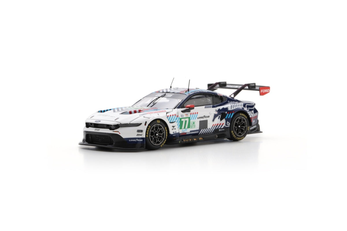 Spark S9299 1/43 Ford Mustang LMGT3 No.77 PROTON COMPETITION Le Mans 24H 2025 B. Sousa - B. Tuck - B. Barker