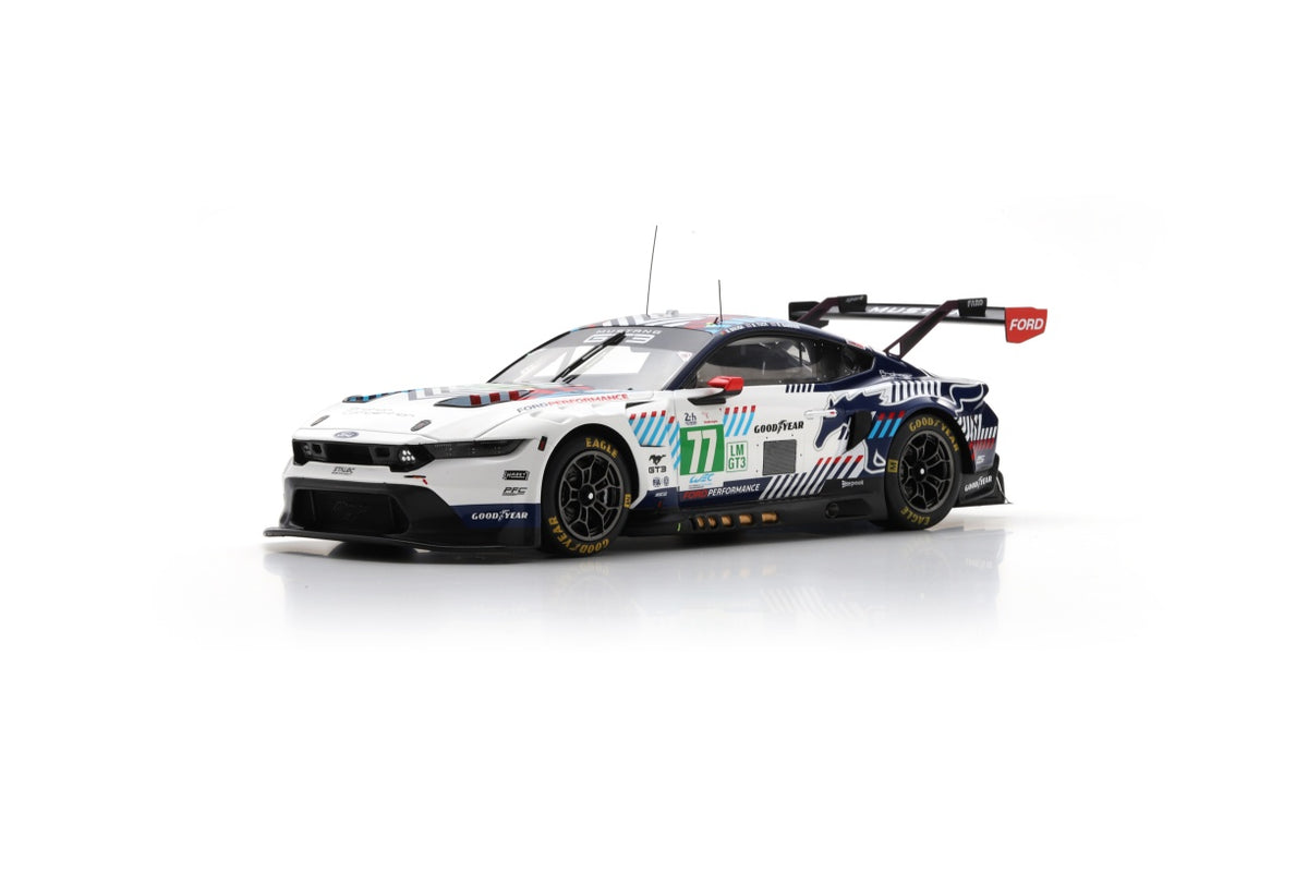 Spark 18S1052 1/18 Ford Mustang LMGT3 No.77 PROTON COMPETITION Le Mans 24H 2025 B. Sousa - B. Tuck - B. Barker
