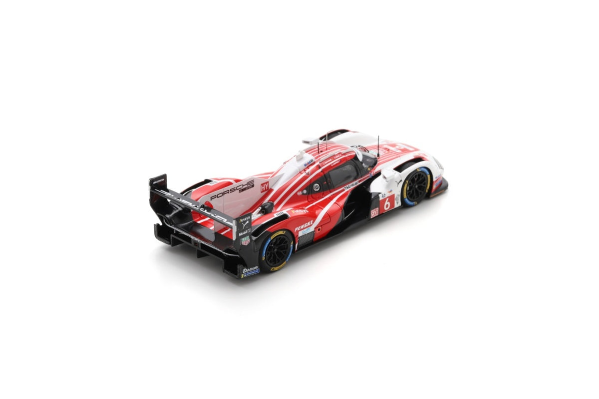 Spark S9258 1/43 Porsche 963 No.6 PORSCHE PENSKE MOTORSPORT 2nd Le Mans 24H 2025 K. Estre - L. Vanthoor - M. Campbell
