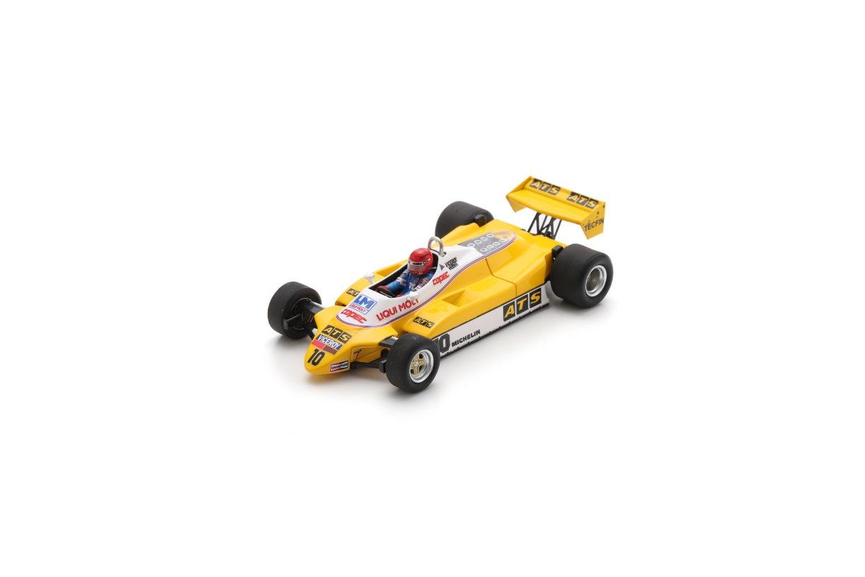 Spark S4324 1/43 ATS D5 No.10 Monaco GP 1982 Eliseo Salazar
