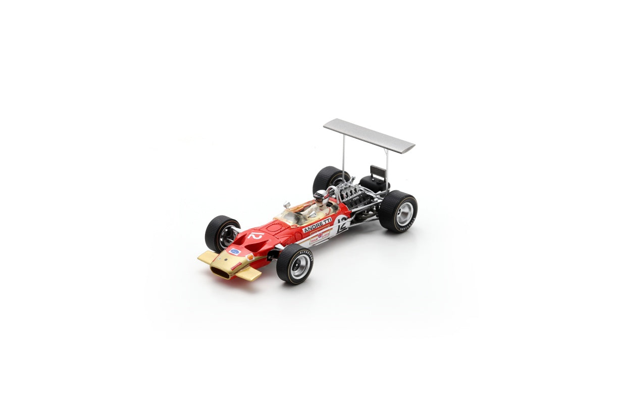 【2026年2月発売予定】 Spark S6370 1/43 Lotus 49B No.12 US GP 1968 Mario Andretti