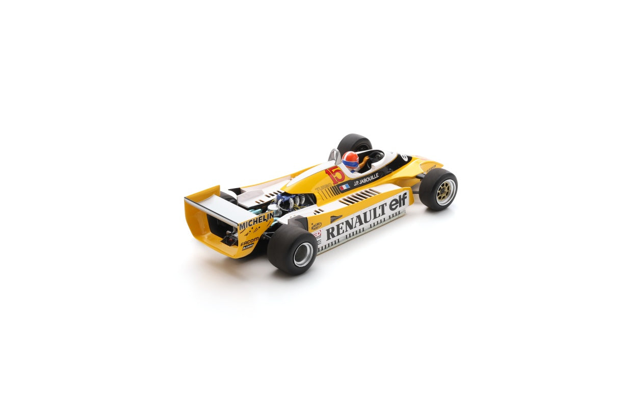 【2026年2月発売予定】 Spark 18S447 1/18 Renault RE20 No.15 Winner Austrian GP 1980 Jean-Pierre Jabouille
