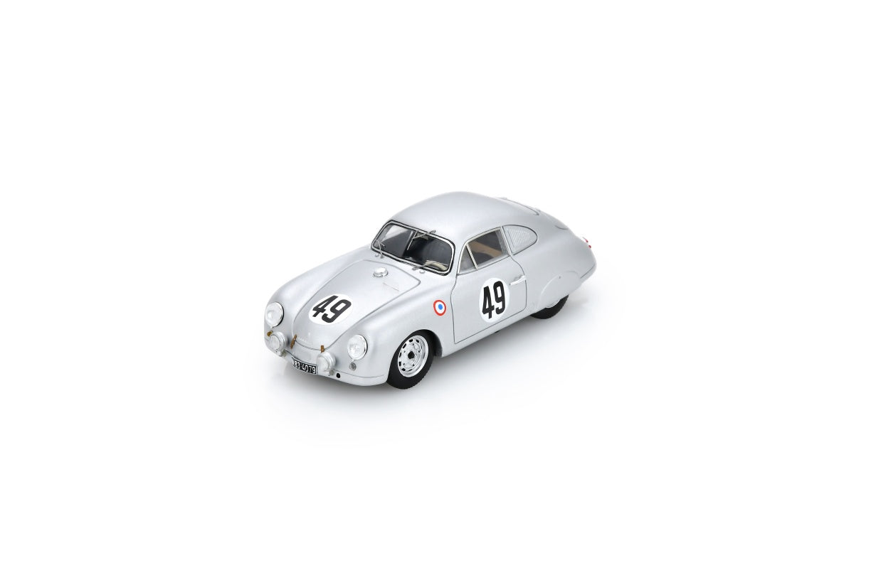 【2026年1月発売予定】 Spark S9704 1/43 Porsche 356 No.49 Le Mans 24H 1953 A. Veuillet - P-M. Müller