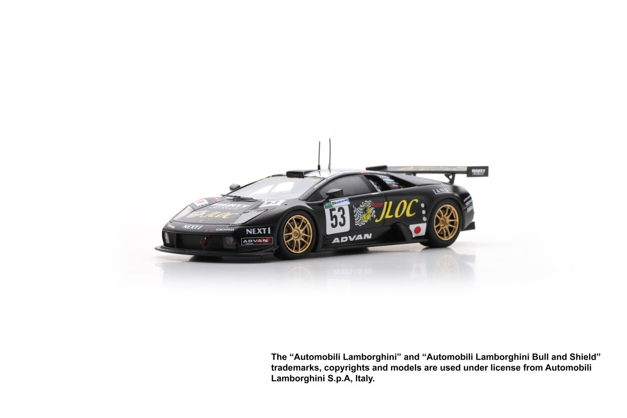 【2025年12月発売予定】 Spark S9601 1/43 Lamborghini Murcielago R-GT LM No.53 JLOC ISAO NORITAKE 24H Le Mans 2007 M. Apicella - A. Yogo - K. Yamanishi